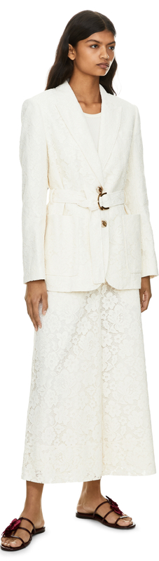 Culotte 'Luna Lace' mit Spitze Crème