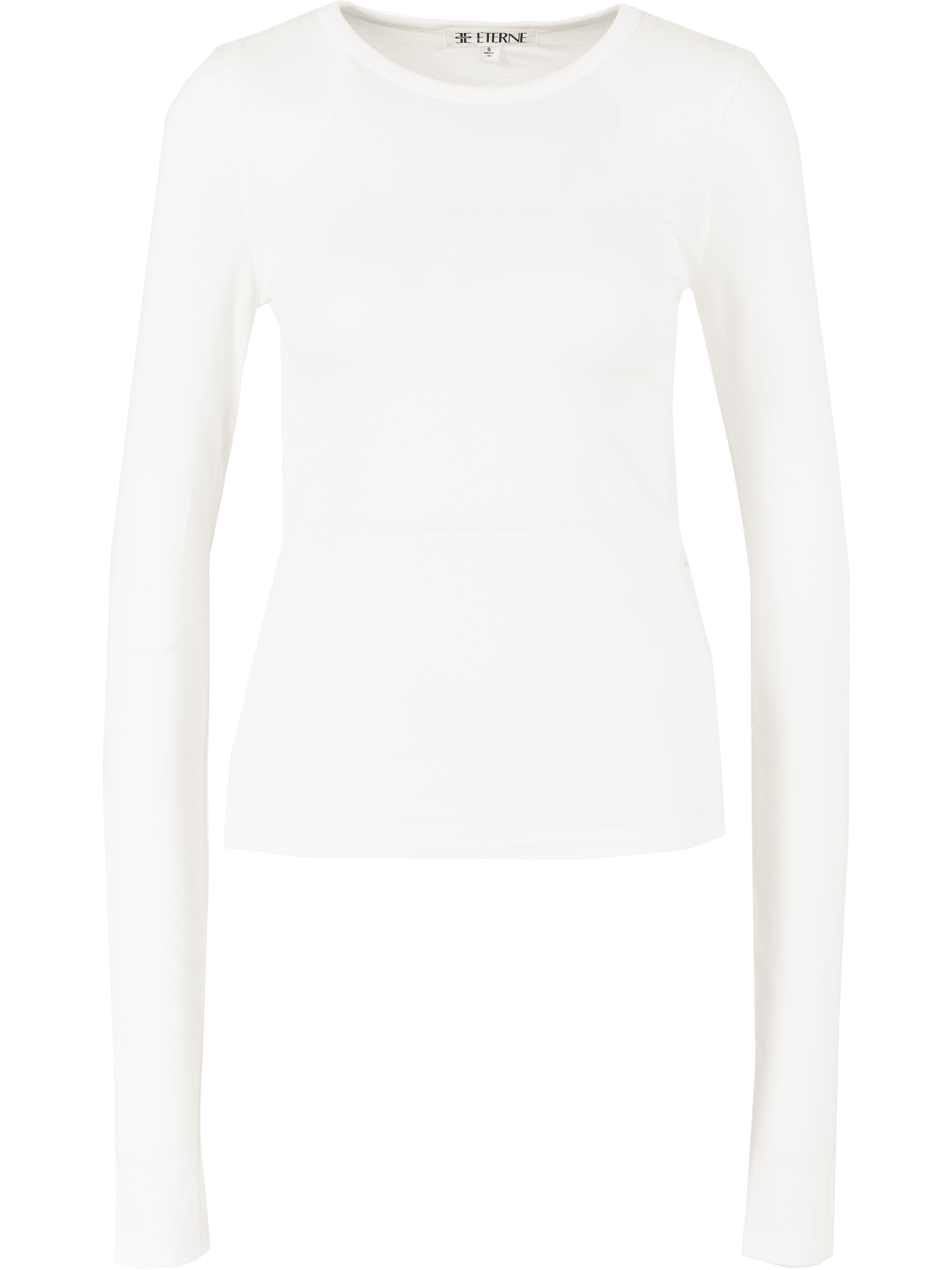 Langarmshirt Crème