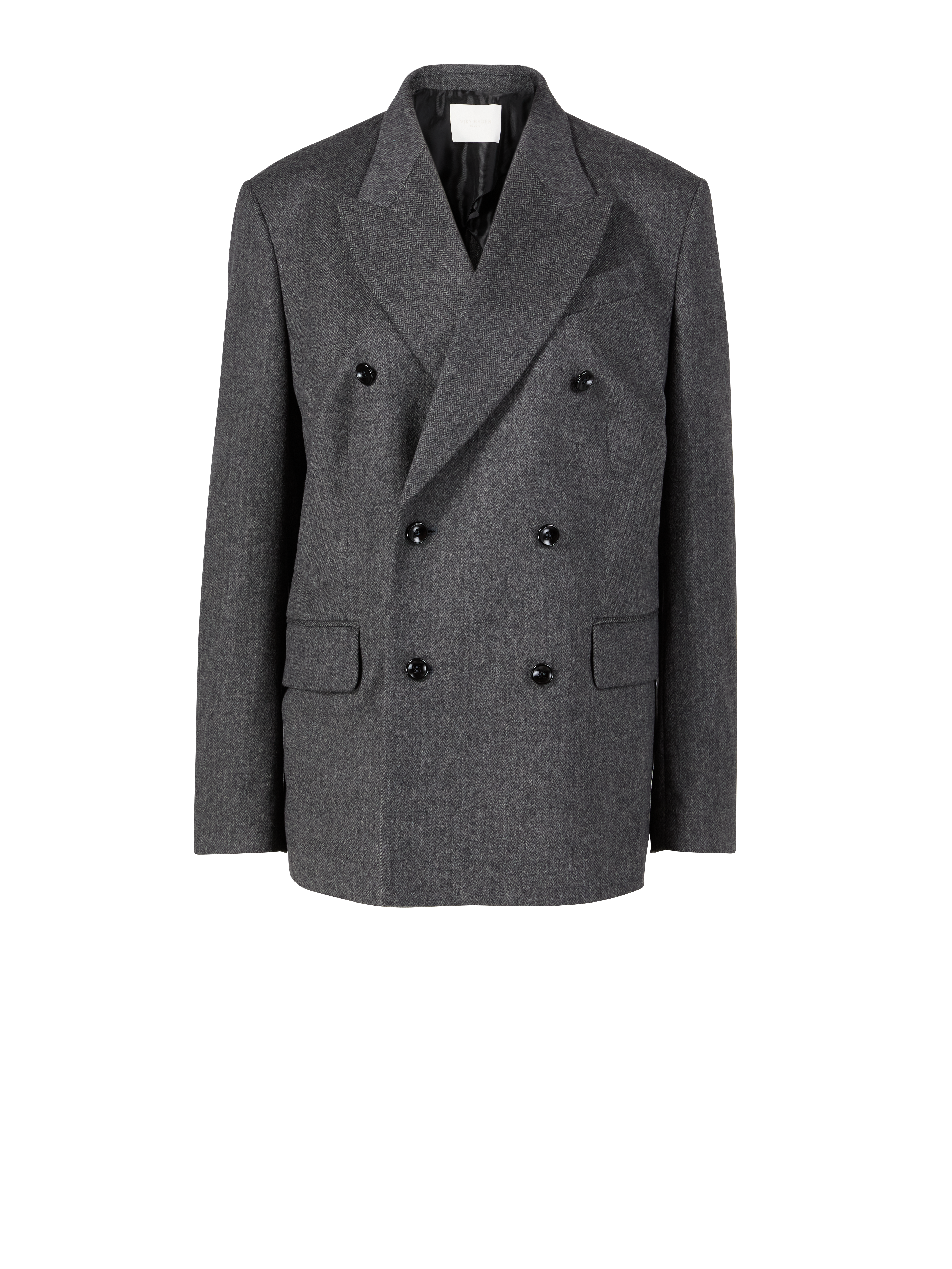 Woll-Cashmere-Blazer 'Grace' Grau