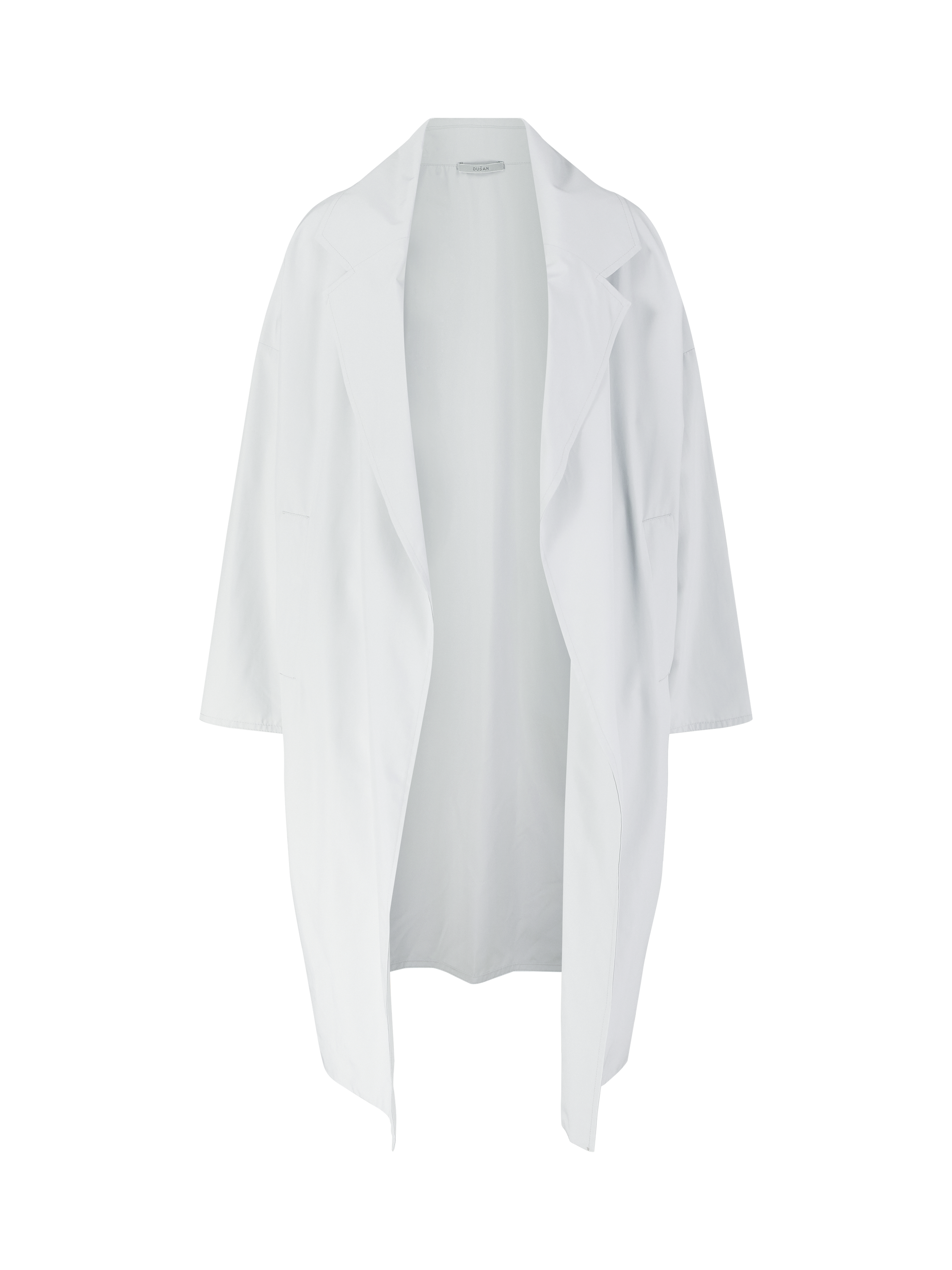 Oversized Trenchcoat Hellgrau