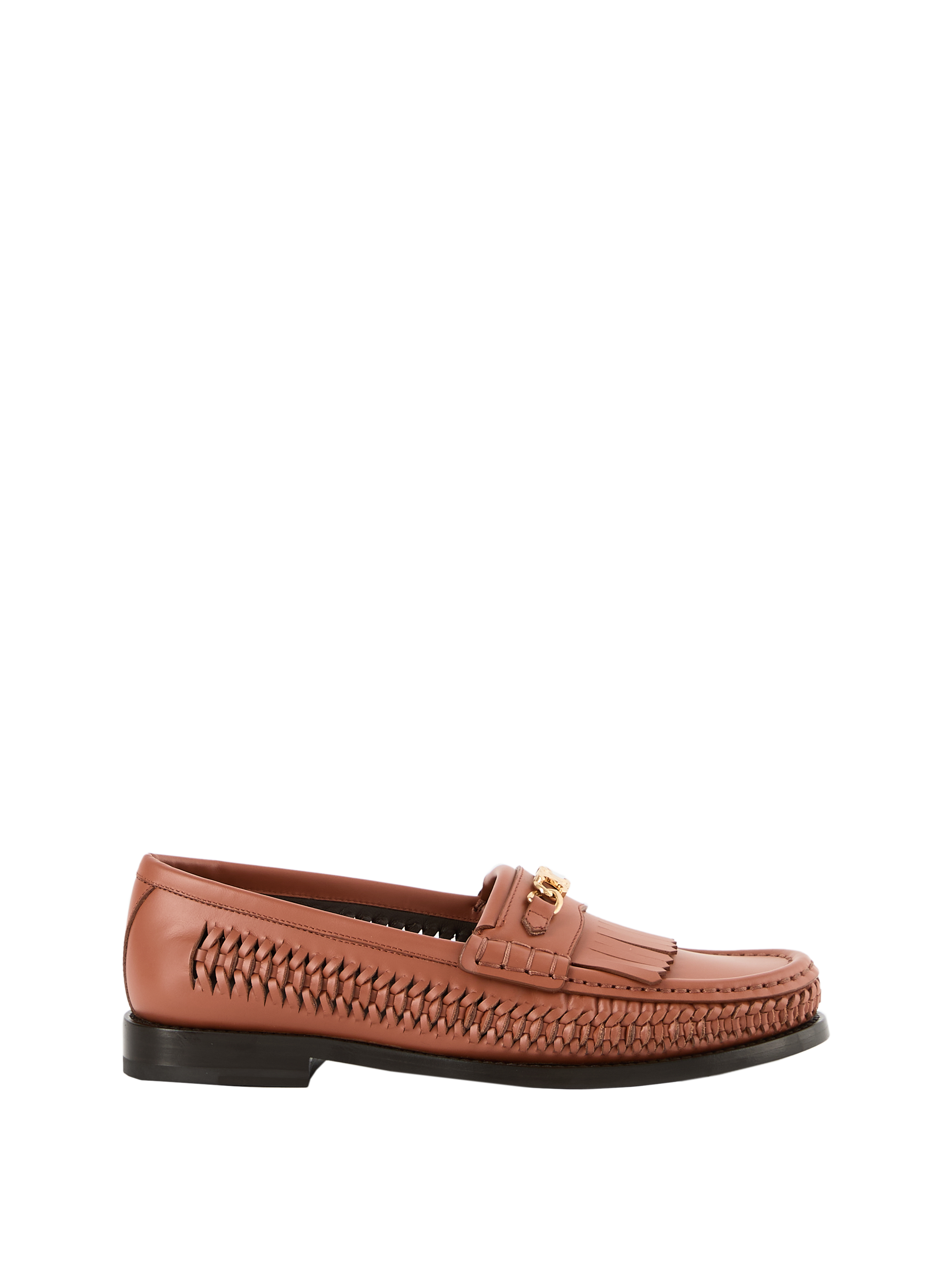 Geflochtener Loafer 'Luco' aus Kalbsleder Tan
