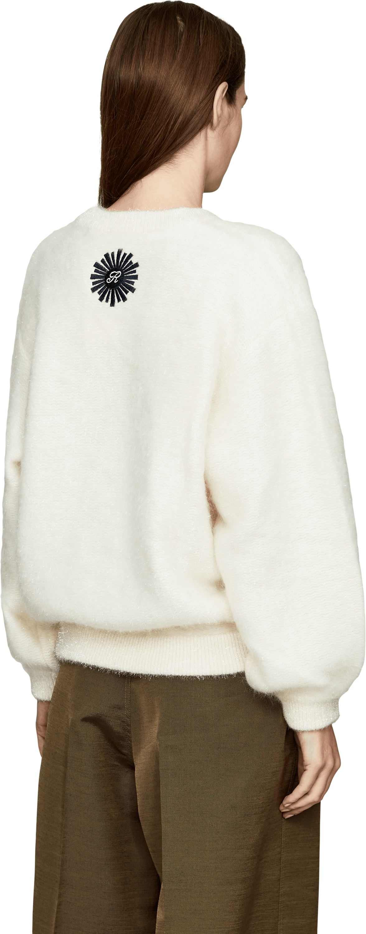 Frame Cashmere-Pullover 'Frame x Ritz Paris' Crème, Rückansicht – UNGER.DE