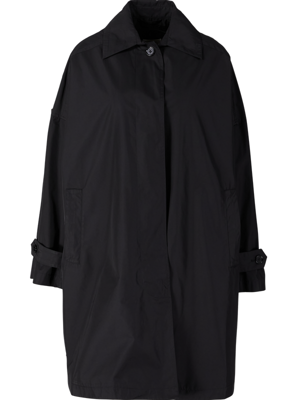 Oversized Car-Coat Schwarz