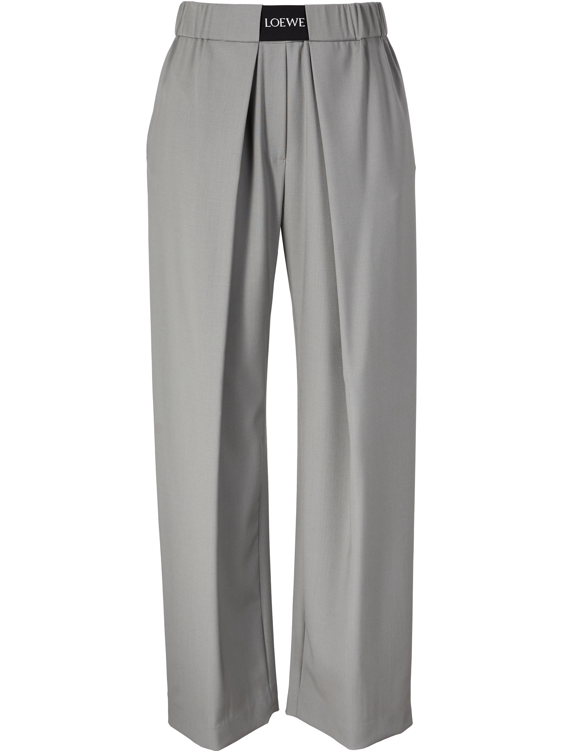 Wollhose mit LOEWE-Bund Salbei