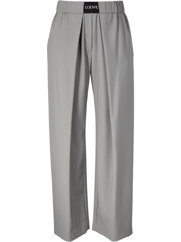 Wollhose mit LOEWE-Bund Salbei