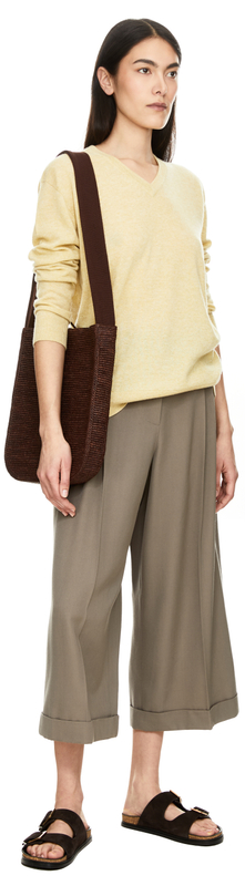 Cashmere-Pullover 'Nian' Gelb