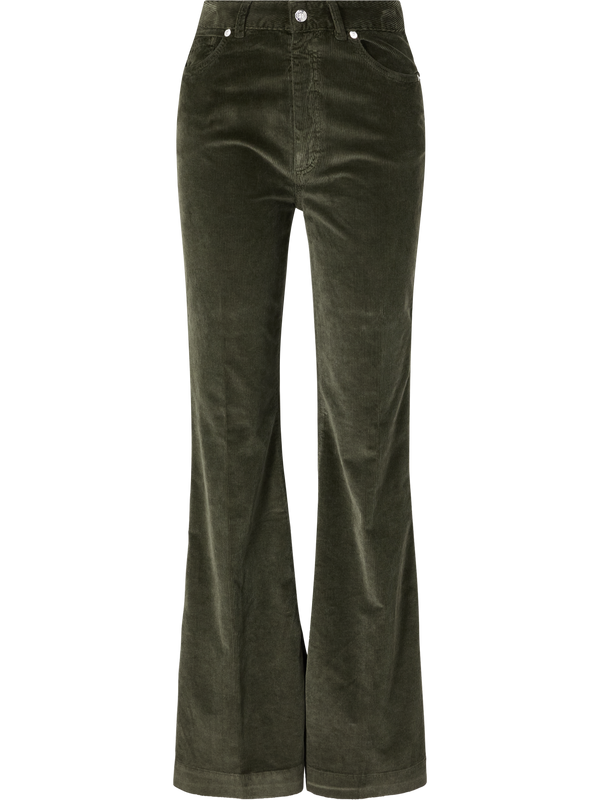 Cordhose 'Paolie' Olivgrün