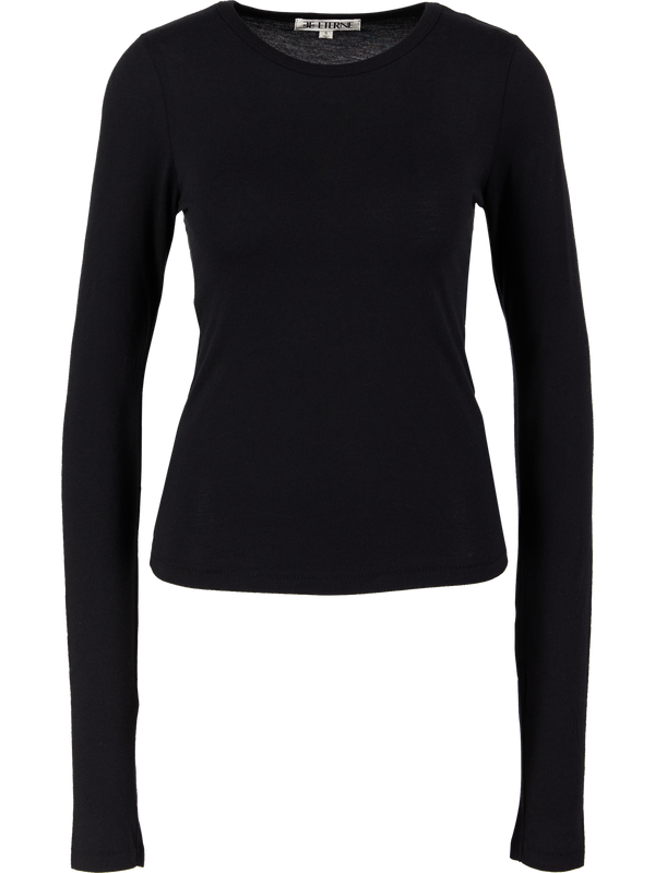 Langarmshirt Schwarz