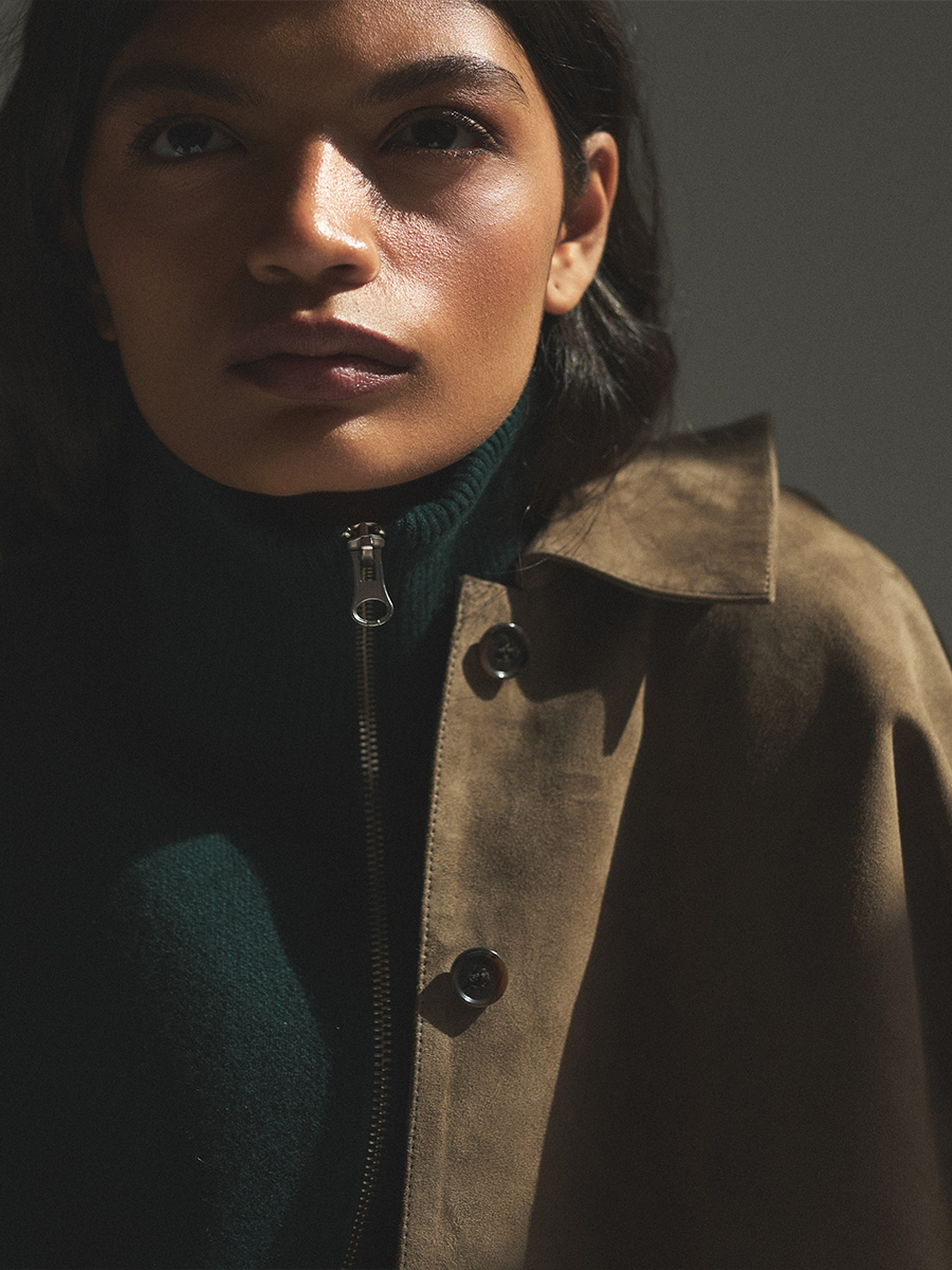 suede outerwear