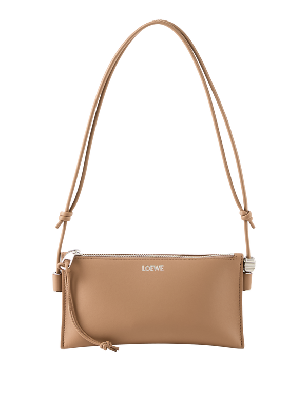 Pouch 'Joya' aus Kalbsleder Mocha