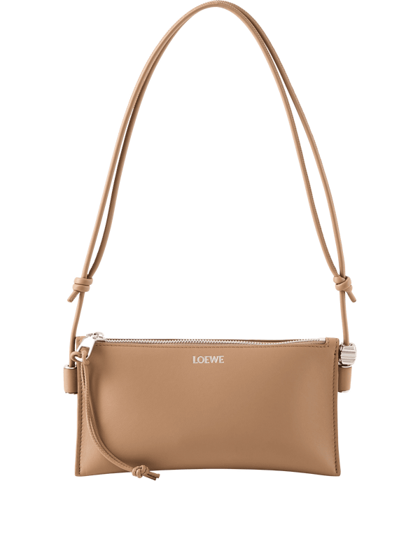Pouch 'Joya' aus Kalbsleder Mocha