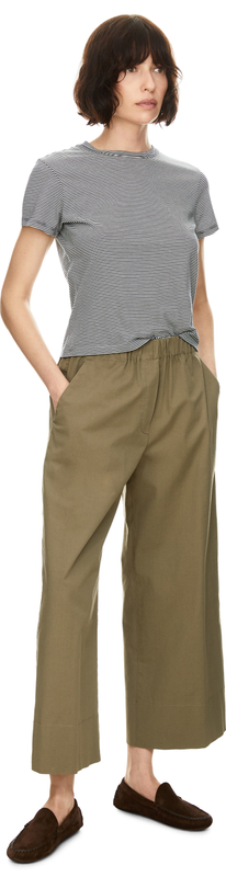 Cropped Hose 'Tamara' Khaki