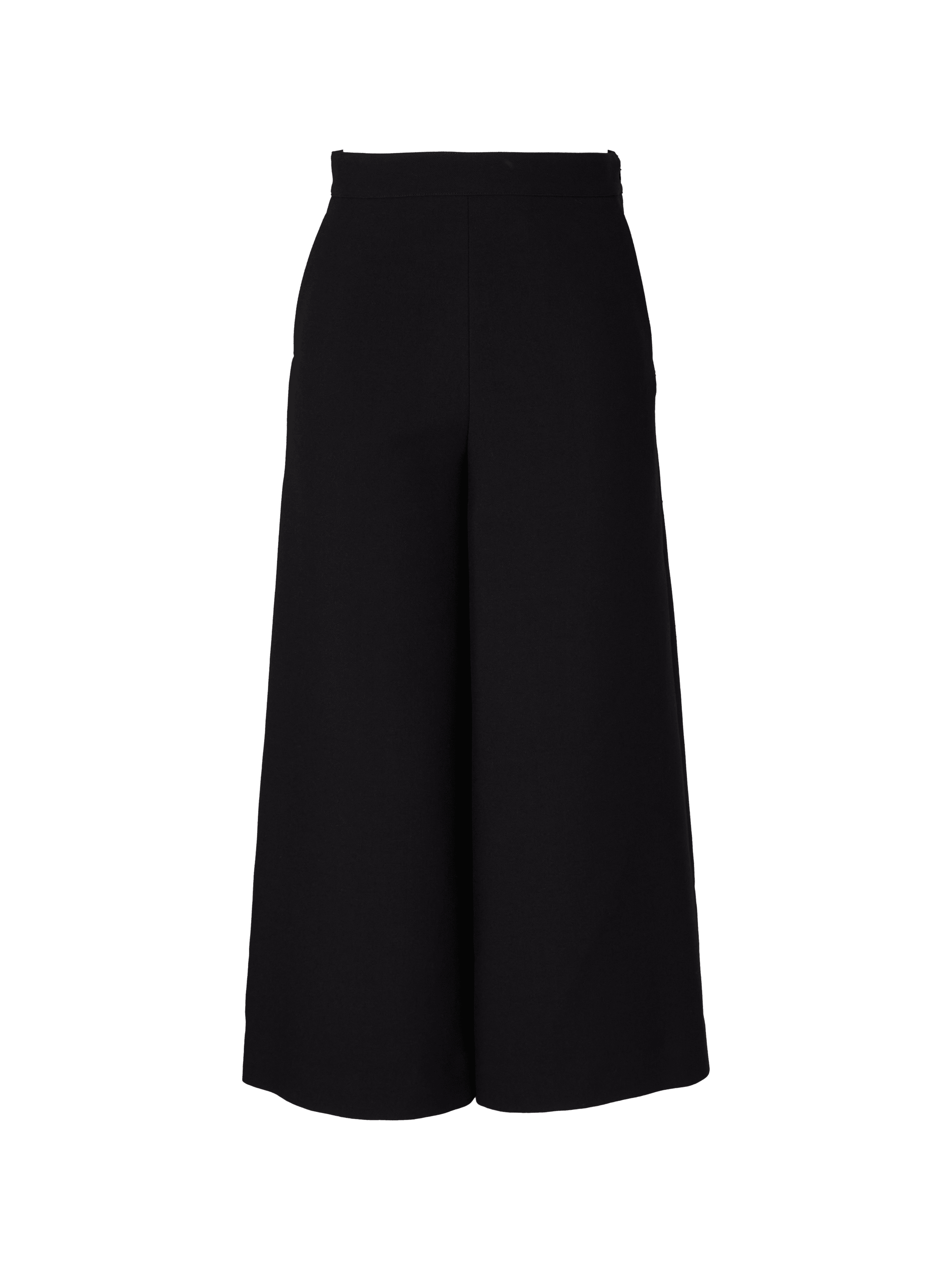 Culotte aus Wolle Schwarz