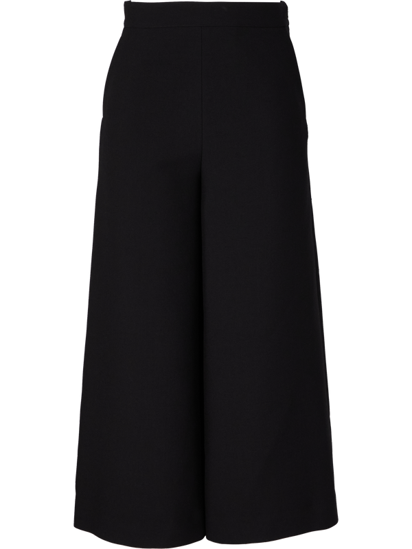 Culotte aus Wolle Schwarz