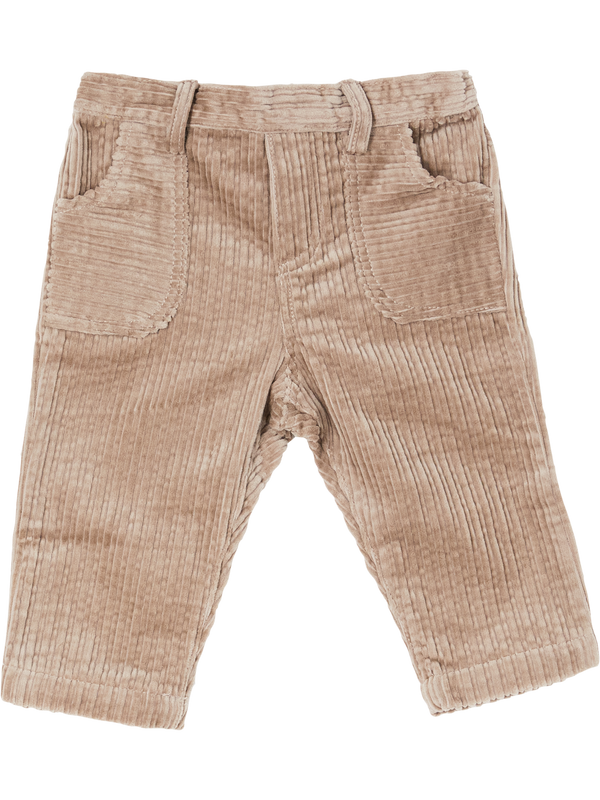 Beige corduroy trousers