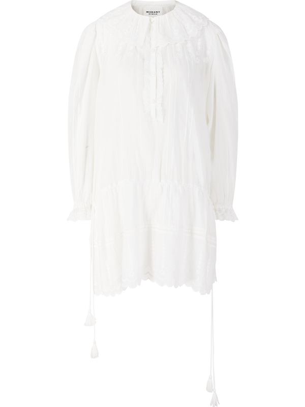 Kleid 'Lenora' aus besticktem Baumwollvoile