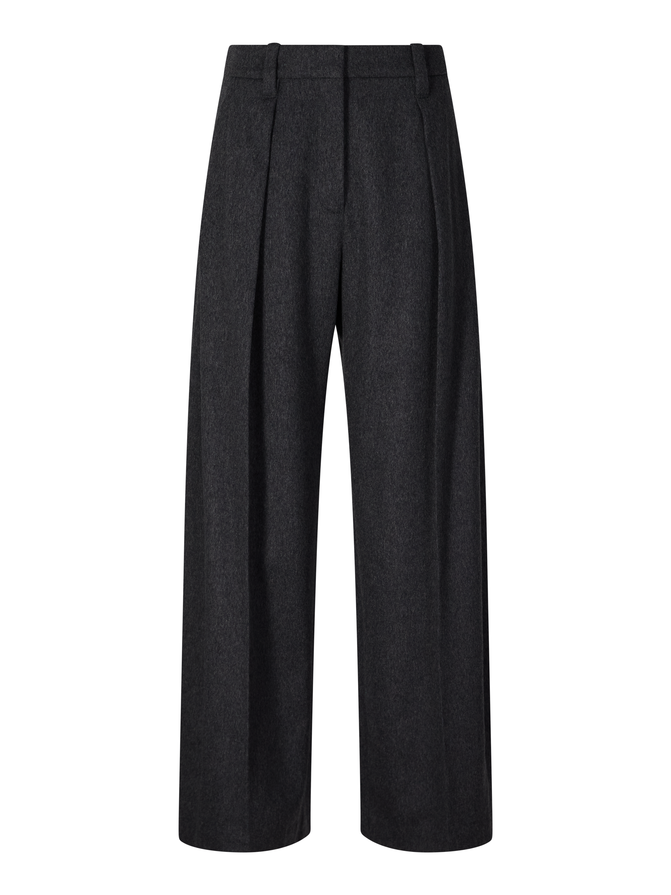 Wollhose mit Monili-Perlen Anthrazit 