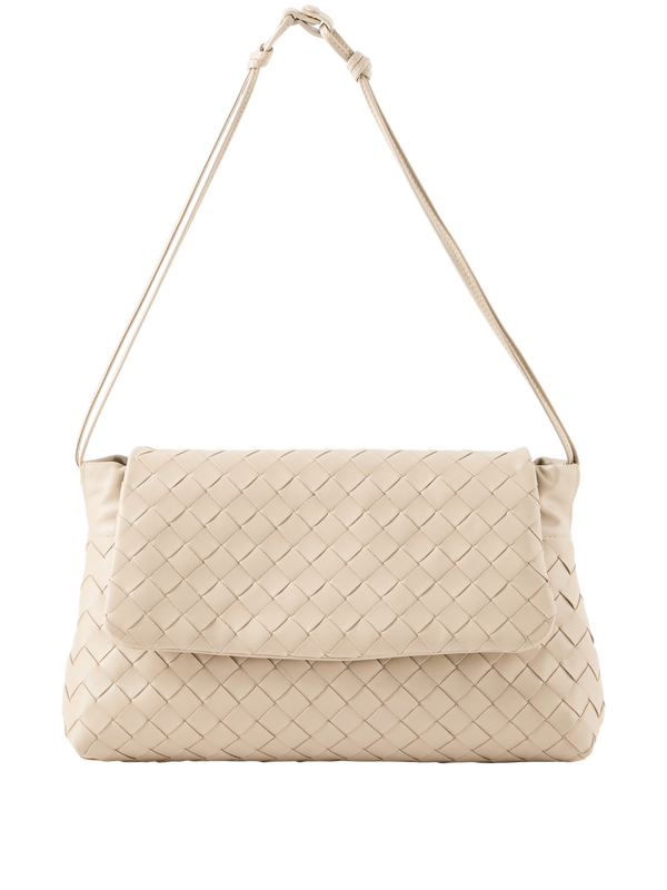 Clutch 'Dustbag Giorno' Ecru Gold
