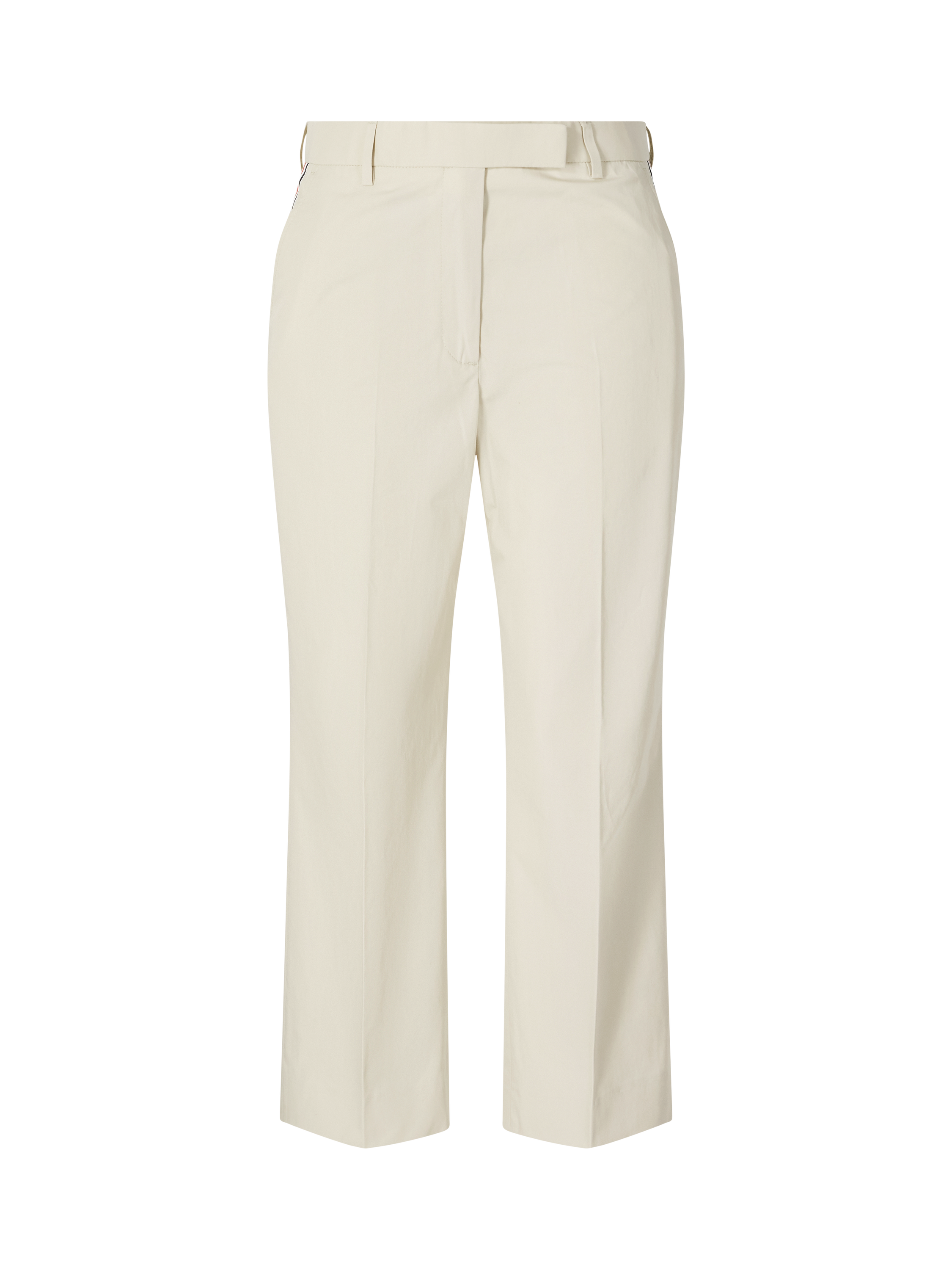 Stoffhose mit Bügelfalten Beige