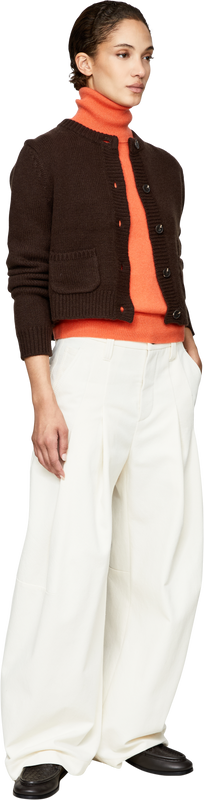 Cashmere-Strickjacke 'The Betty' Espresso