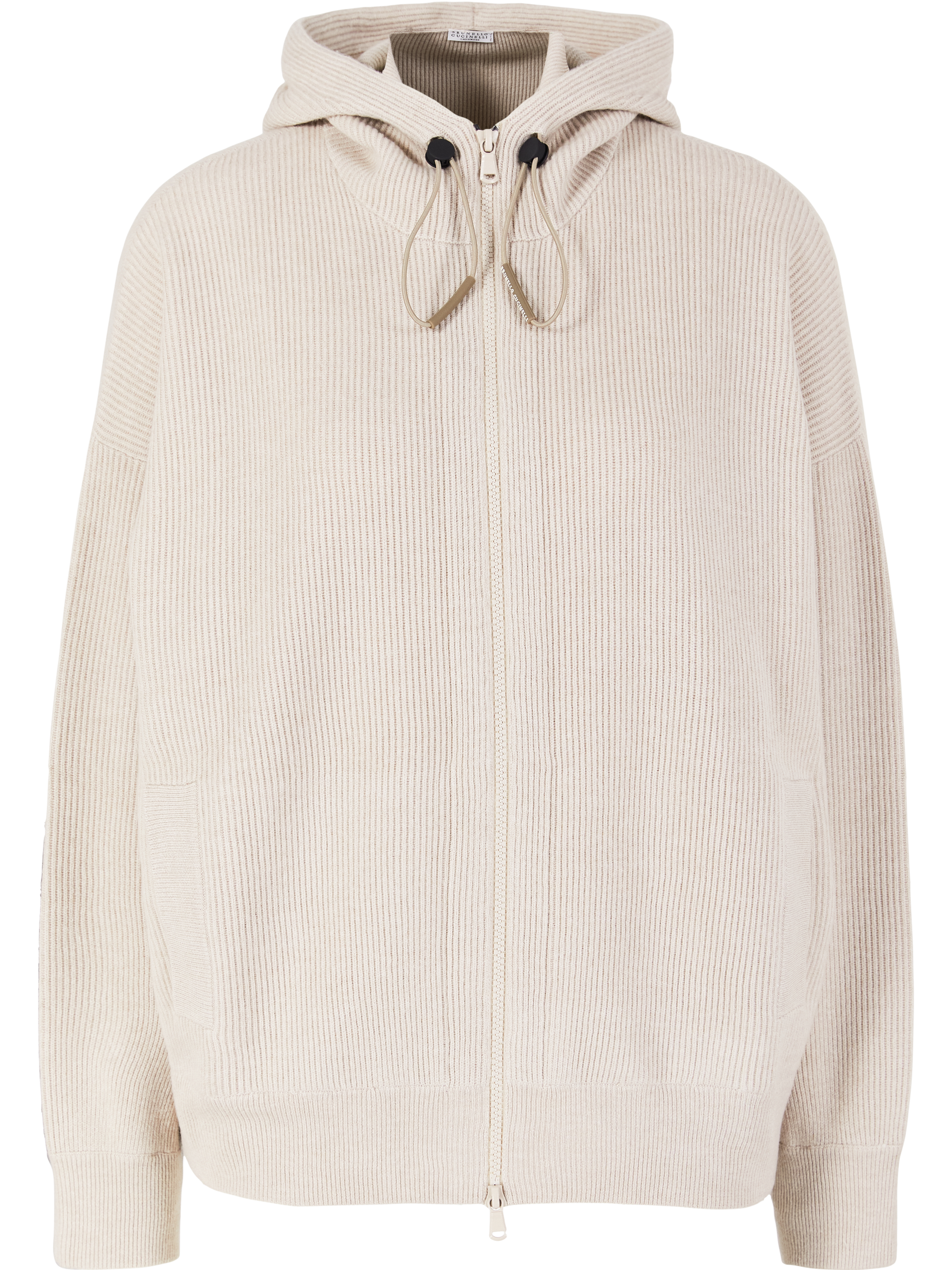 Brunello Cucinelli Beige virgin wool and cashmere cardigan, Product view – UNGER.DE