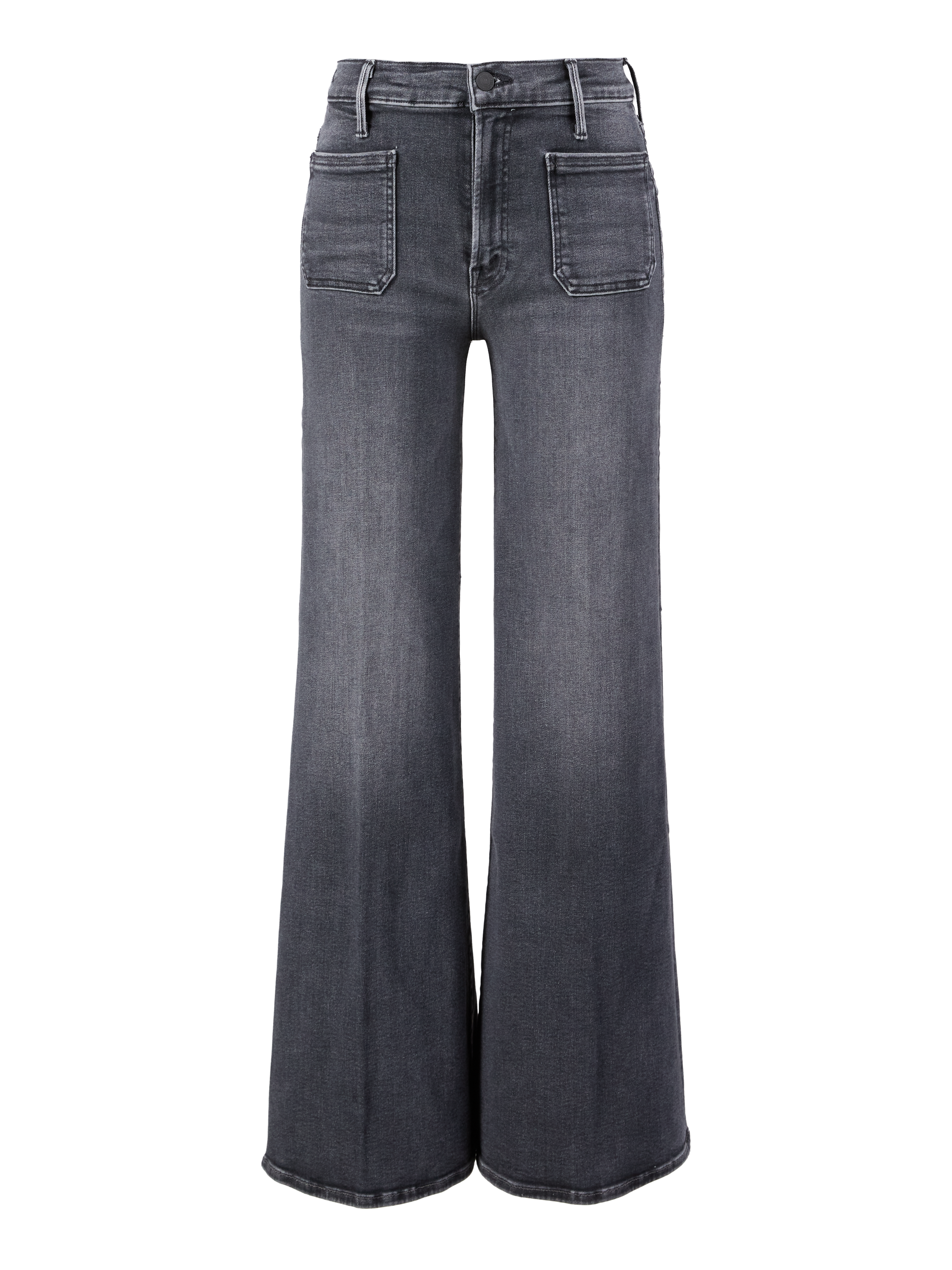 Bootcut-Jeans 'The Patch Pocket Twister Sneak' Grau