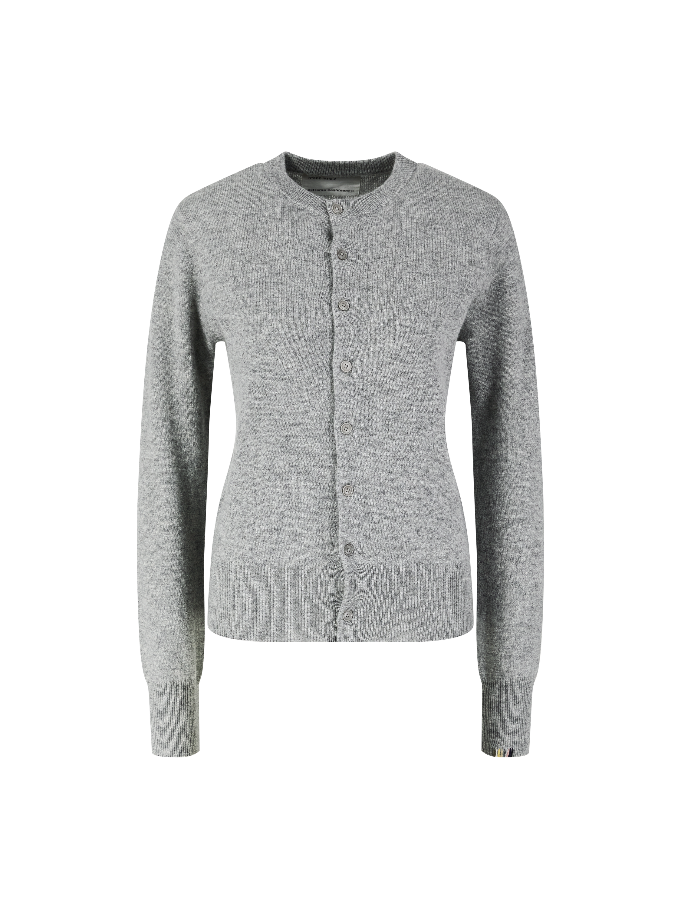 Cashmere-Strickjacke 'n°300 Little 2' Grau