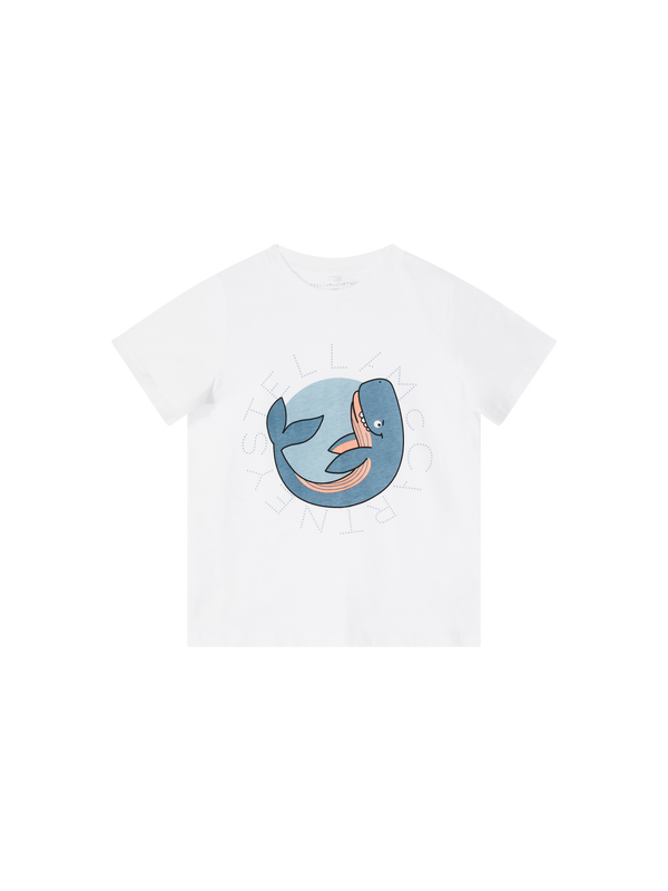 T-Shirt mit Print Weiß