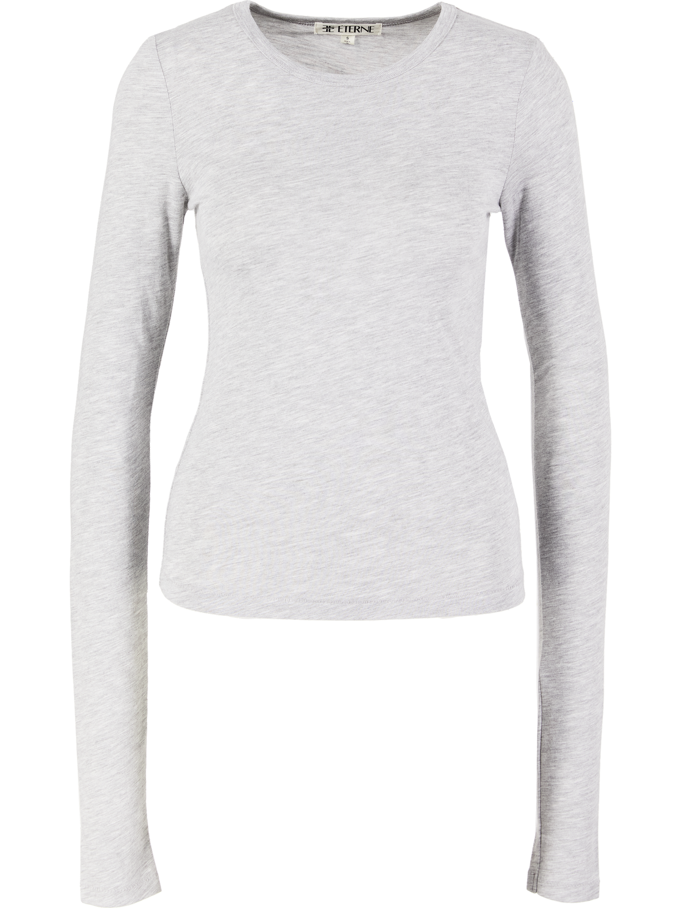 Langarmshirt Grau