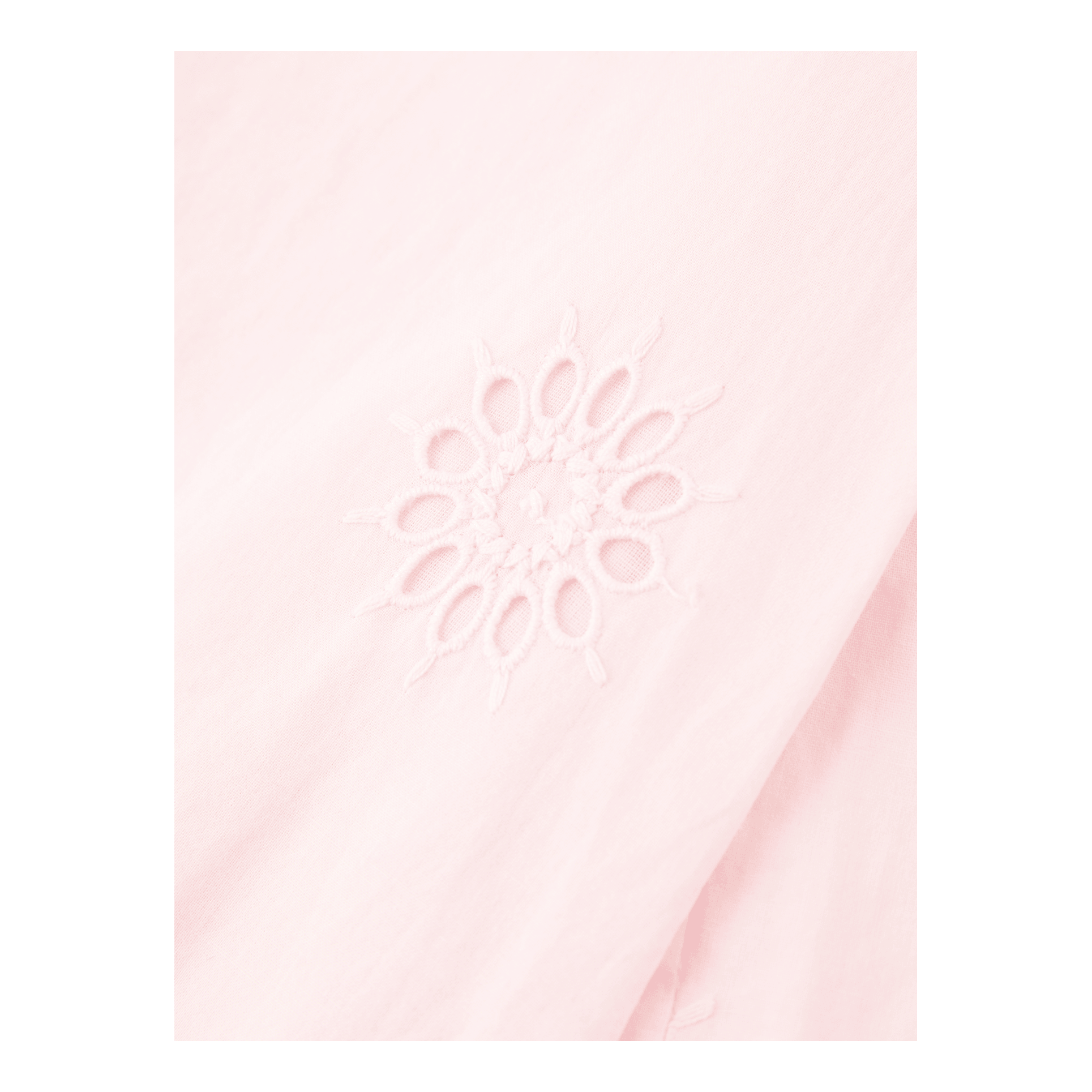 Louise Misha Bestickte Hose 'Louhan' Rosé, Frontansicht – UNGER.DE