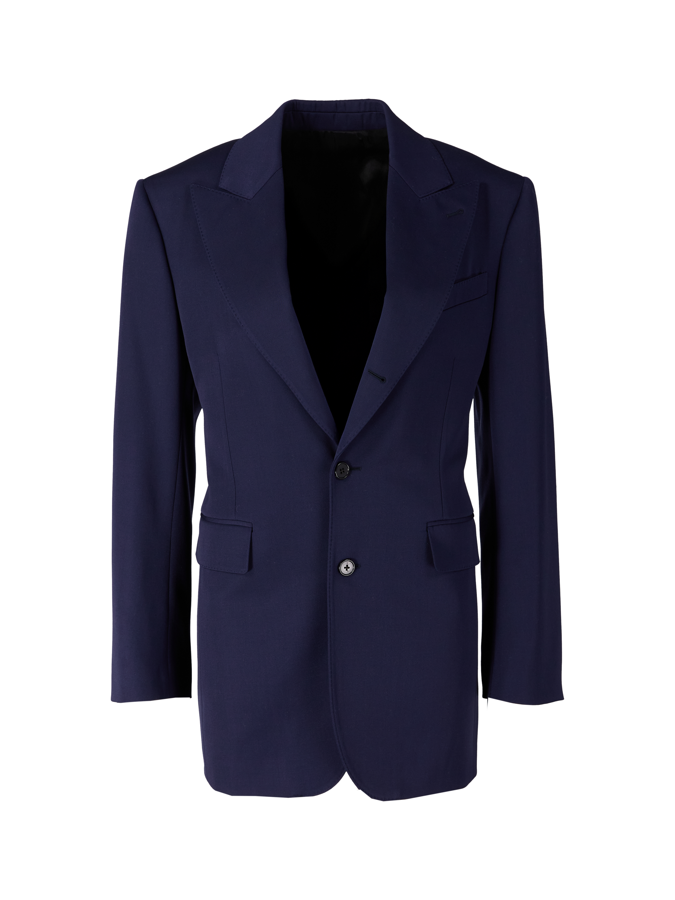 Wollblazer 'Colonne' Marineblau