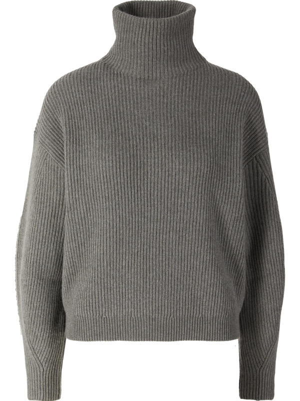 Cashmere-Rollkragenpullover Olivgrün