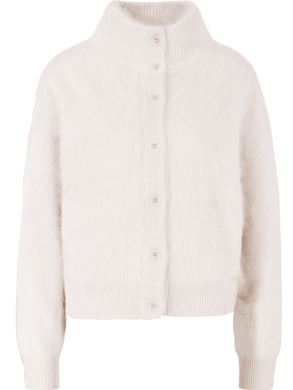 Cashmere-Strickjacke 'Dabina Brushed' Alabaster