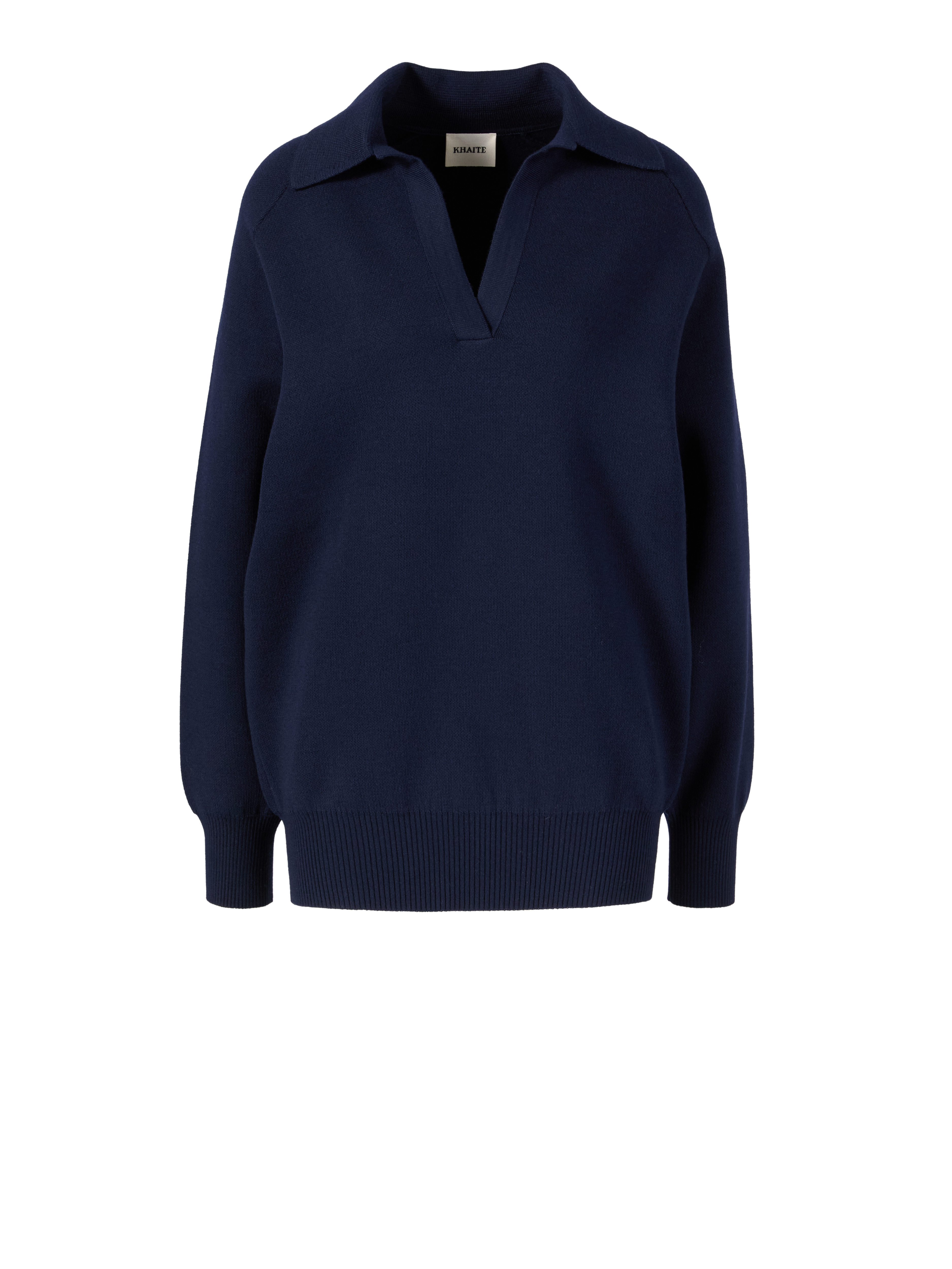 Wool sweater 'Jonas' navy blue