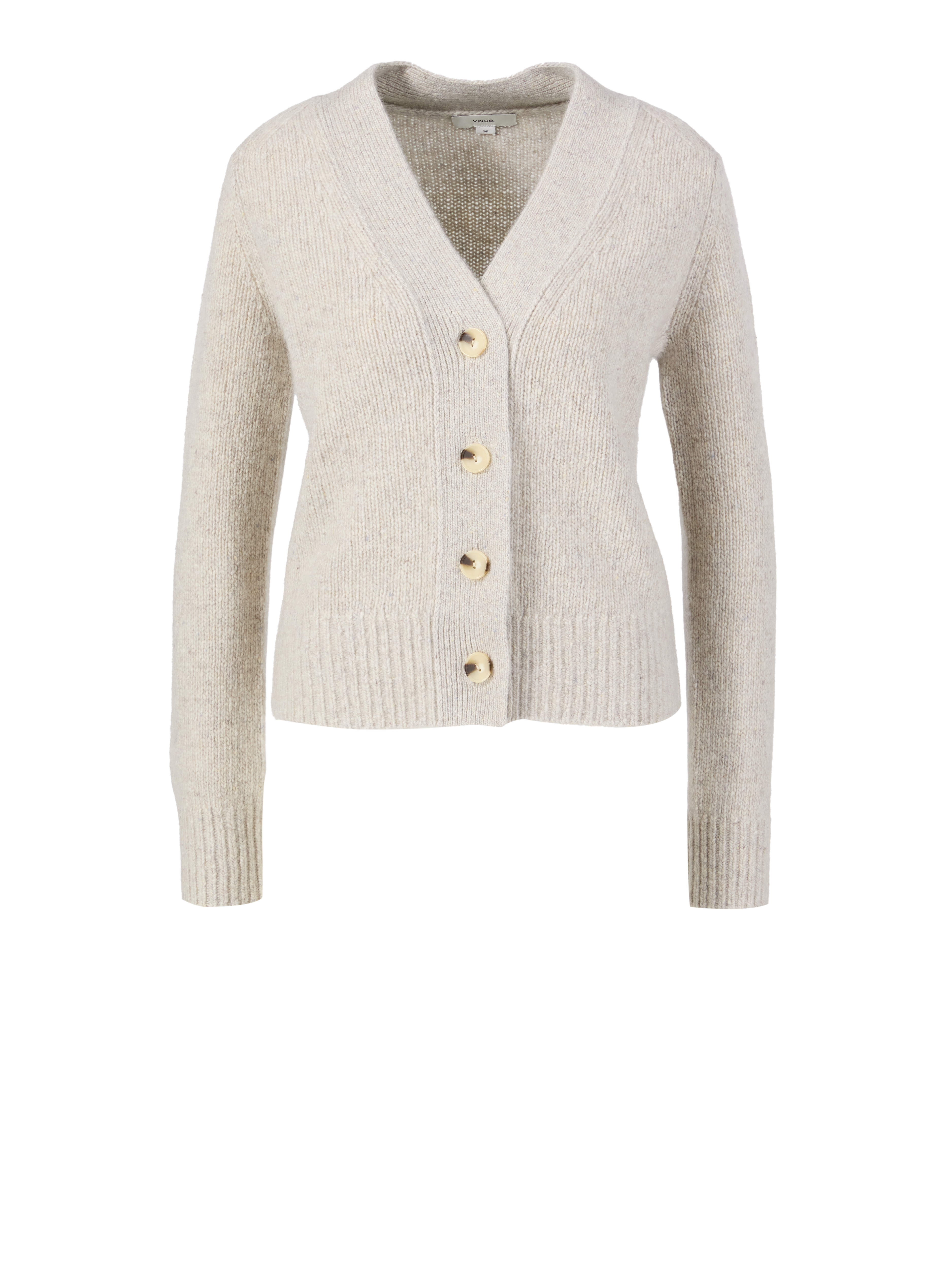 Cashmere cardigan in beige 