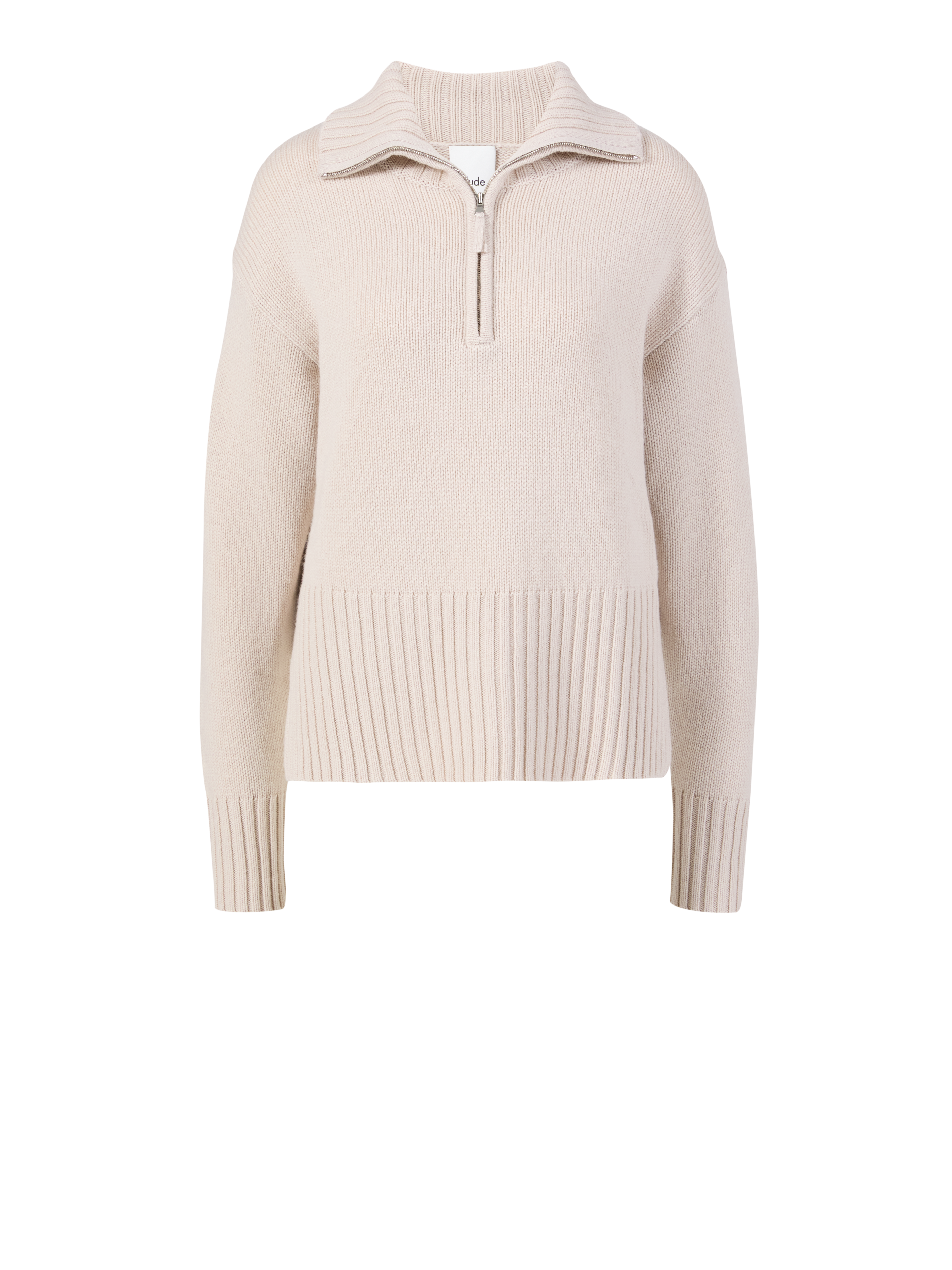 Troyer-Pullover Beige