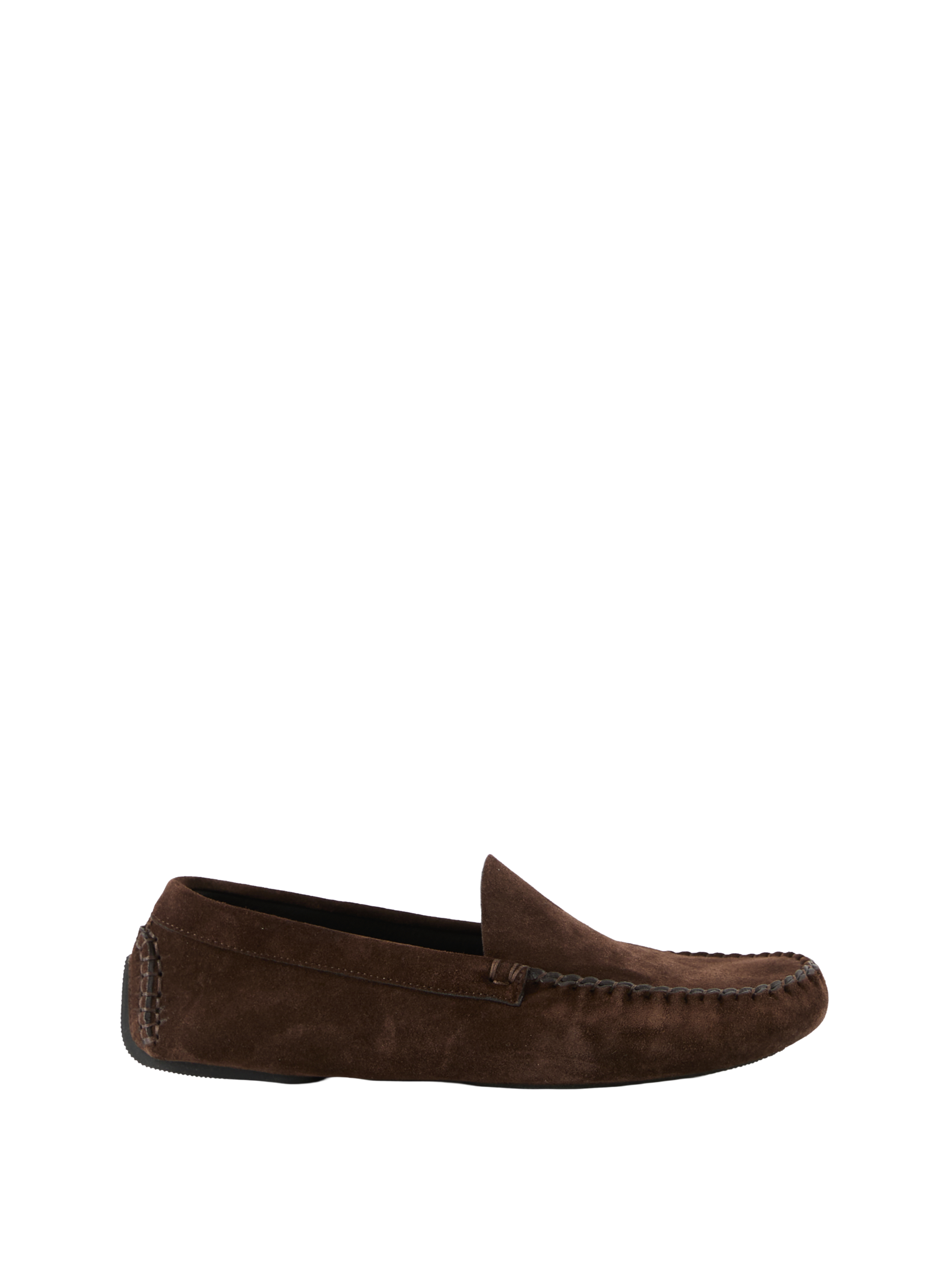 Loafer 'Lucca' aus Veloursleder Dunkelbraun