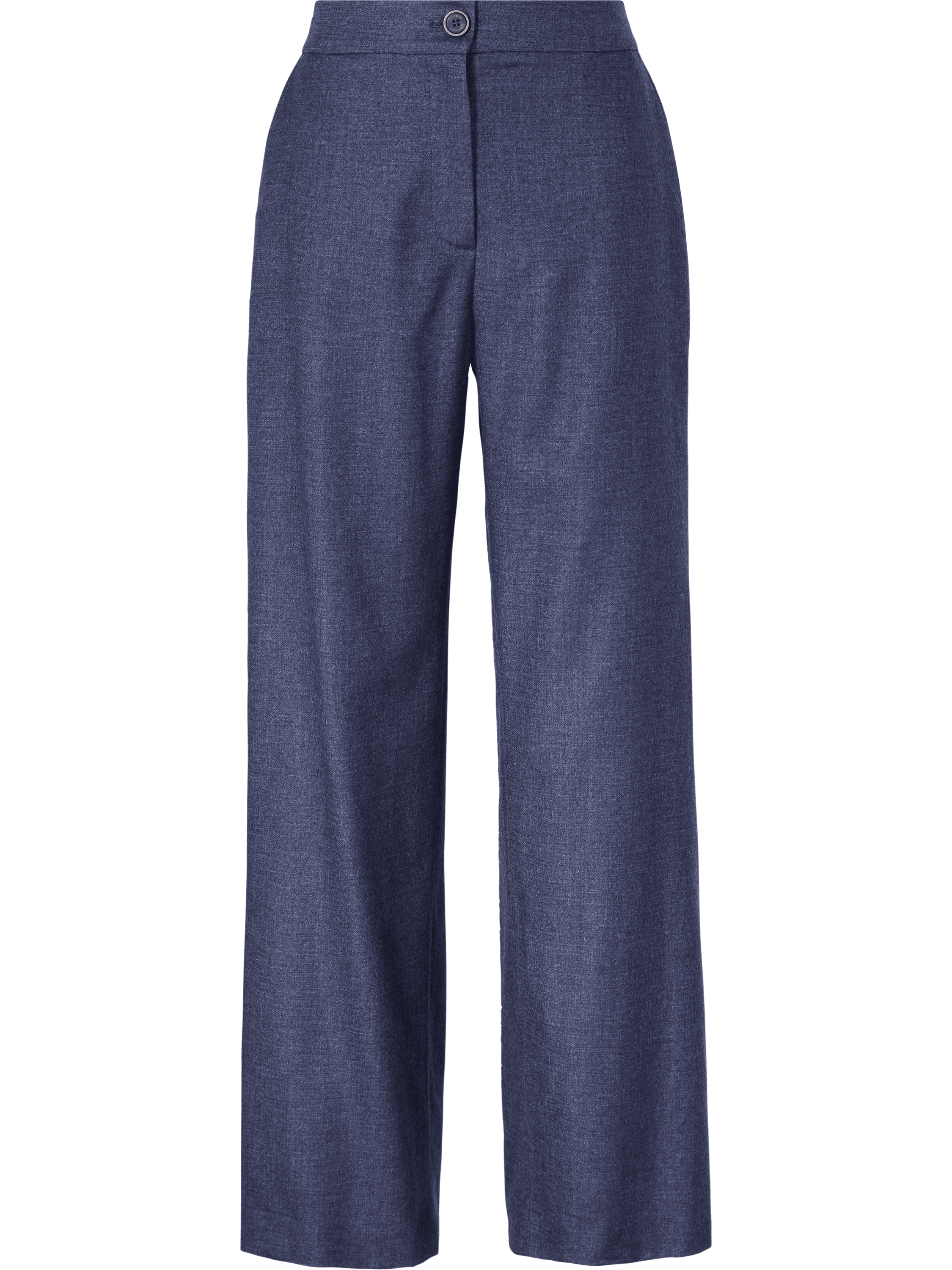 Colombo Weite Stoffhose aus Kid Cashmere Blau, Produktansicht – UNGER.DE