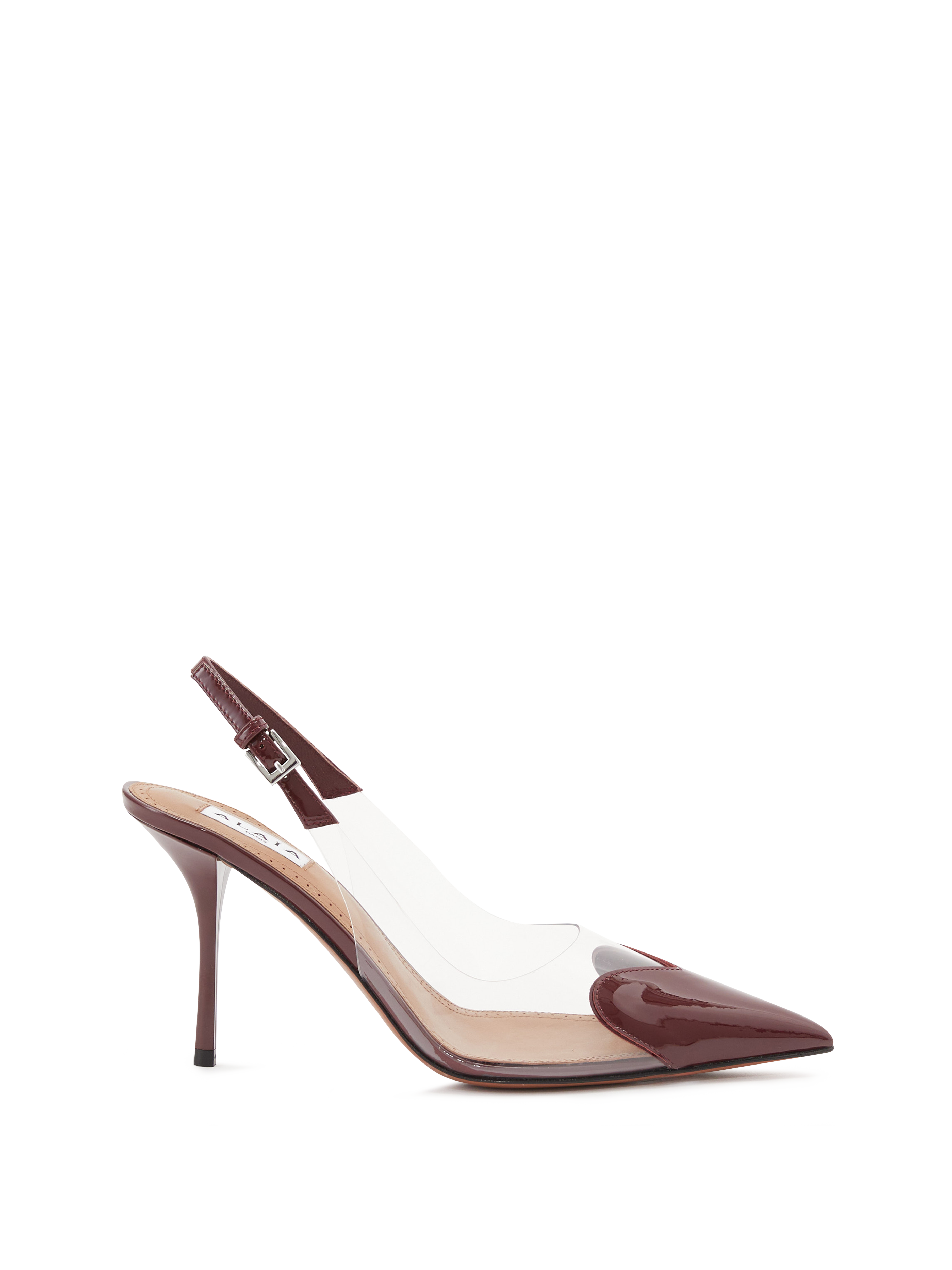 Slingback-Pumps Bordeaux