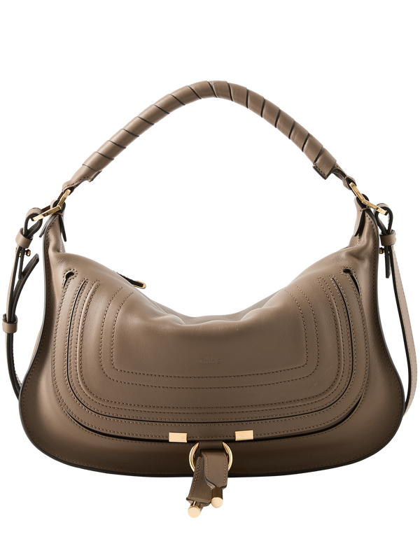 Handtasche 'Marcie Hobo Small' Deep Taupe