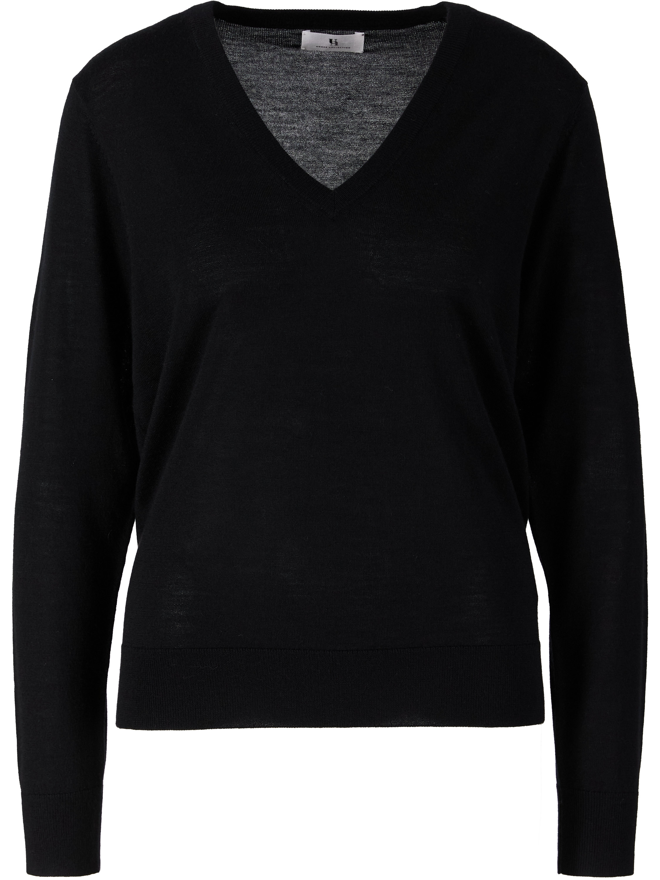 Woll-Cashmere-Seidenpullover Black