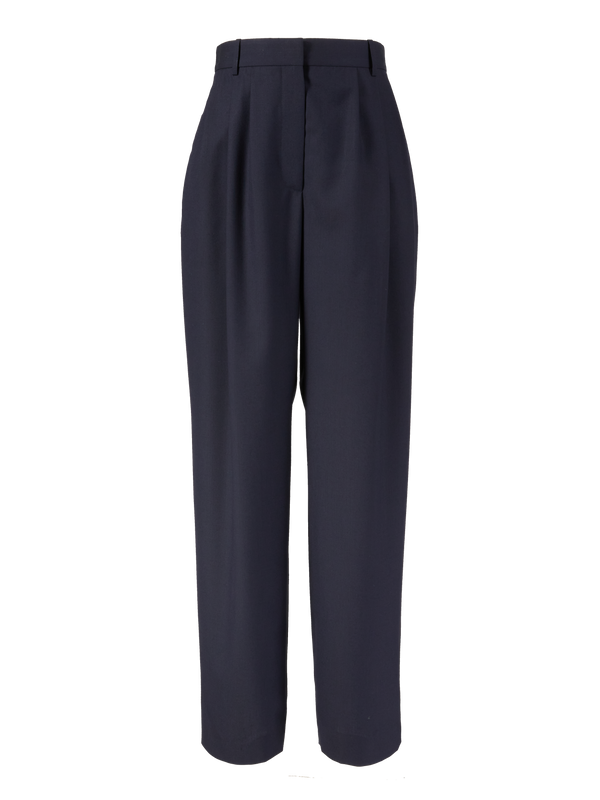 Wool trousers 'Bufus' navy blue