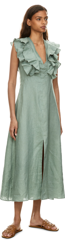 Leinenkleid 'Annukka' Mint