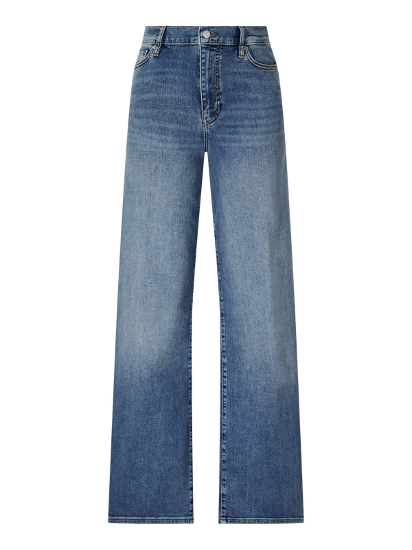 'Le Slim Palazzo' wide-leg jeans, mid-blue
