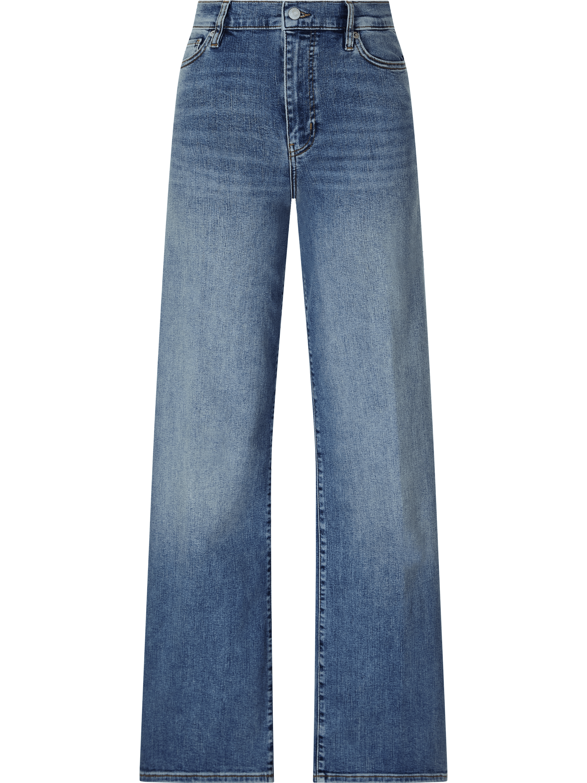 Wide-Leg Jeans 'Le Slim Palazzo' Mittelblau