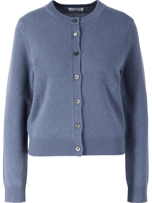 Cropped Cashmere-Strickjacke De Nimes
