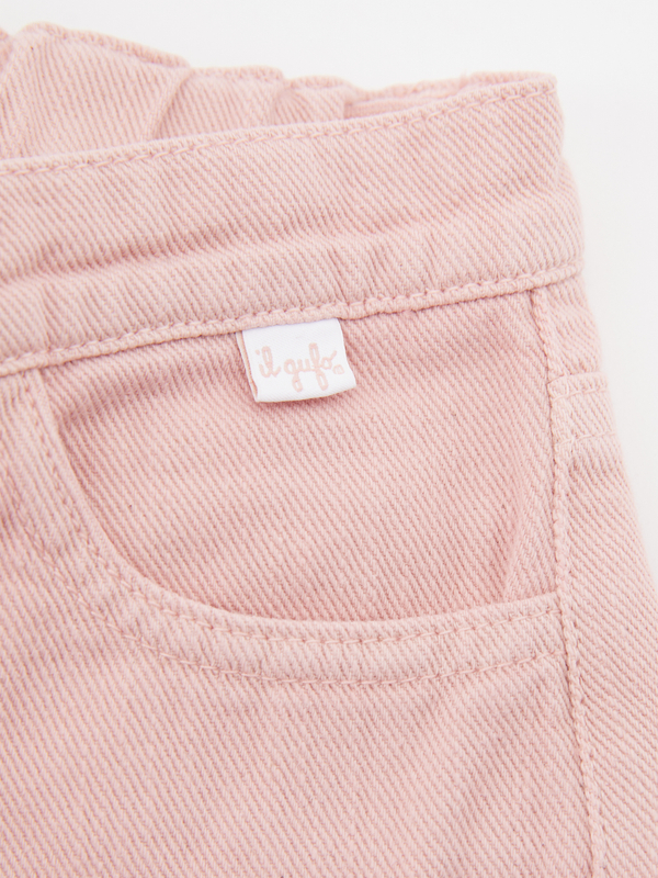 Wide-Leg-Jeans Rosé