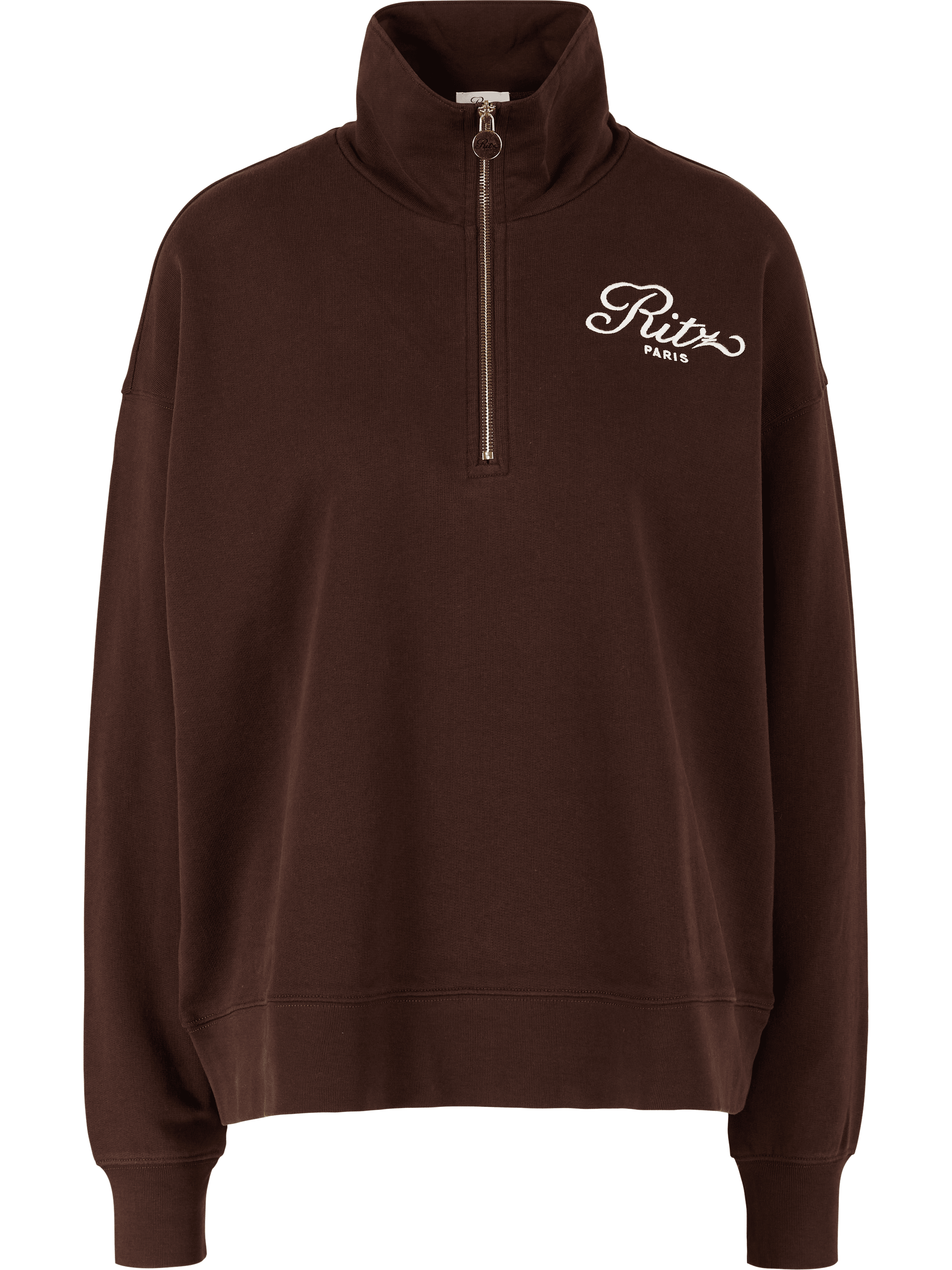 Frame Sweatshirt 'Frame x Ritz Paris' Braun, Produktansicht – UNGER.DE