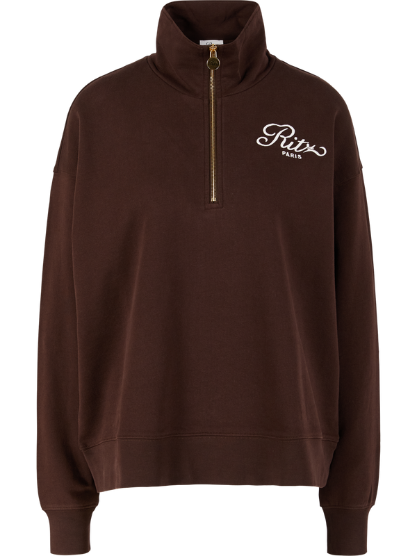 'Frame x Ritz Paris' brown sweatshirt