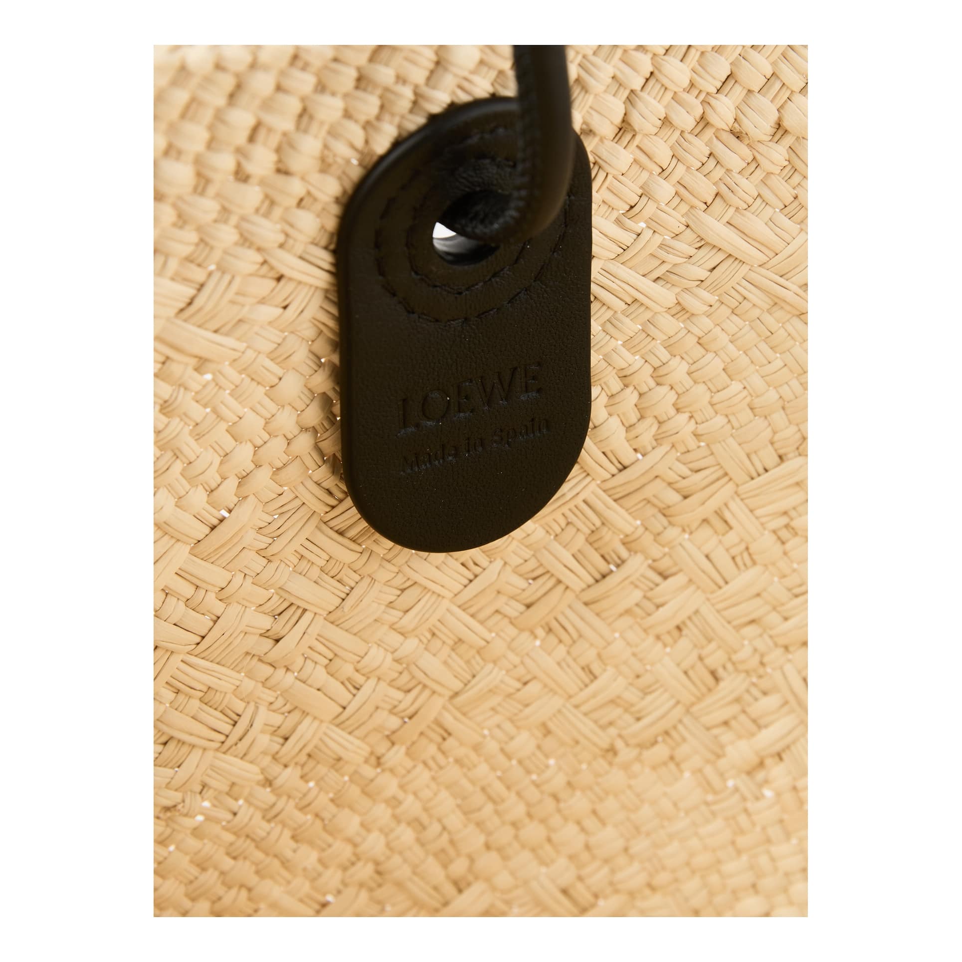 LOEWE Shopper 'Anagram Basket Small' Schwarz, Rückseite – UNGER.DE